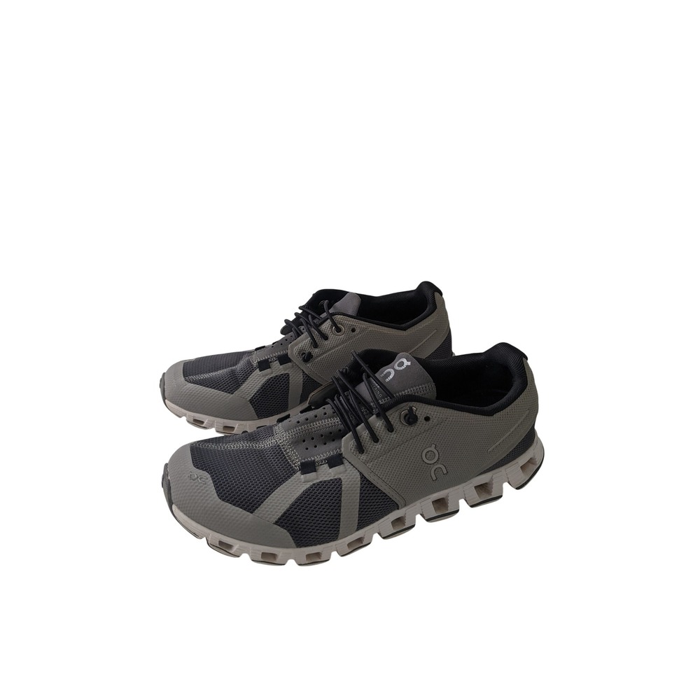 On Running Cloud 5 Women 7 Grey Black Athletic Running Shoes Low Top Sneakers